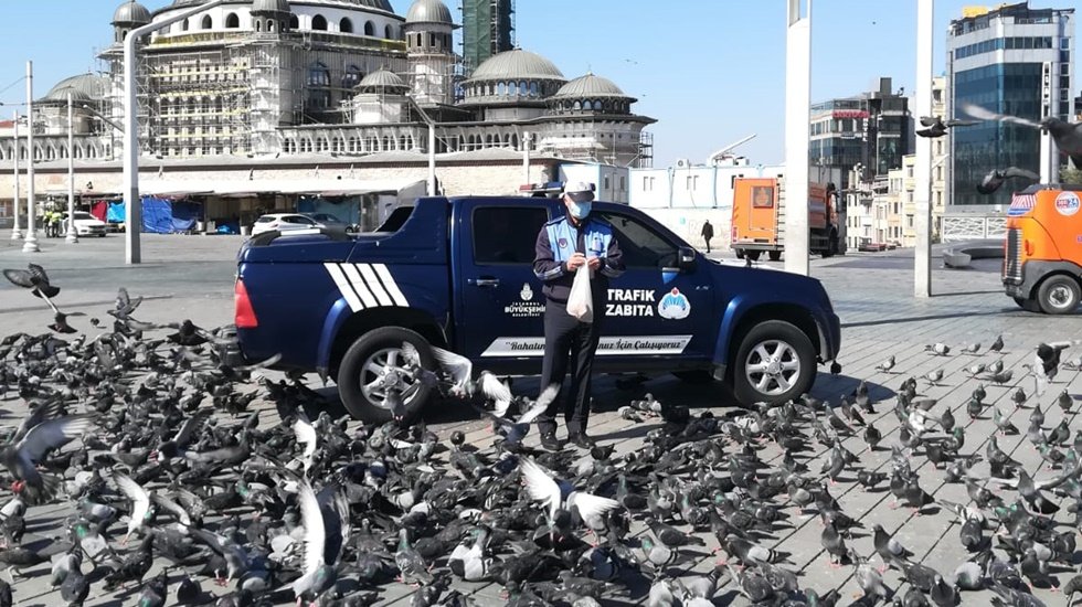 2 Günlük ‘Sokağa Çıkma Yasağı’nda Zabıtanın İstanbul hizmeti…