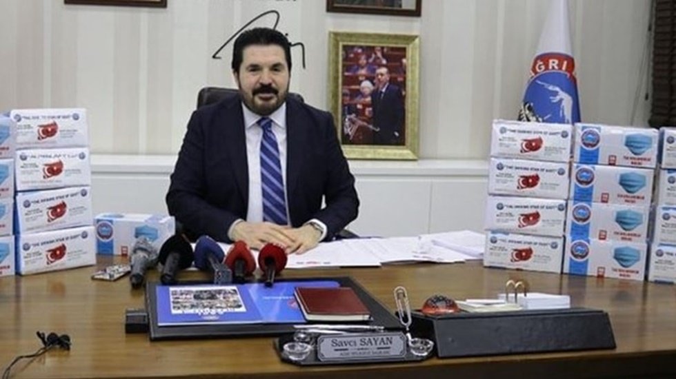 AKP&rsquo;li Ağrı belediyesinden ABD'ye ''maske'' CHP&rsquo;den soru &ouml;nergesi!