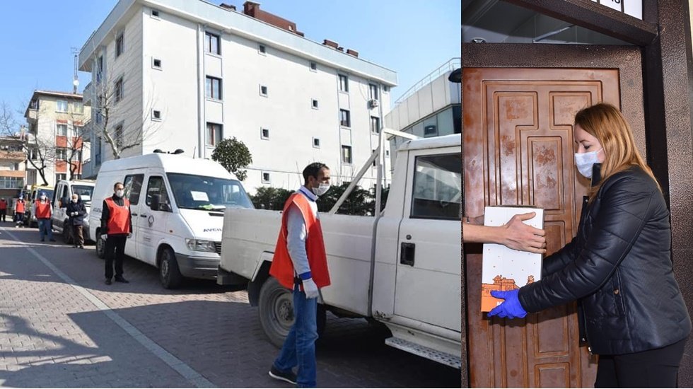 Avcılar Belediyesi’nden ihtiyaç sahiplerine ‘İyilik kolileri’