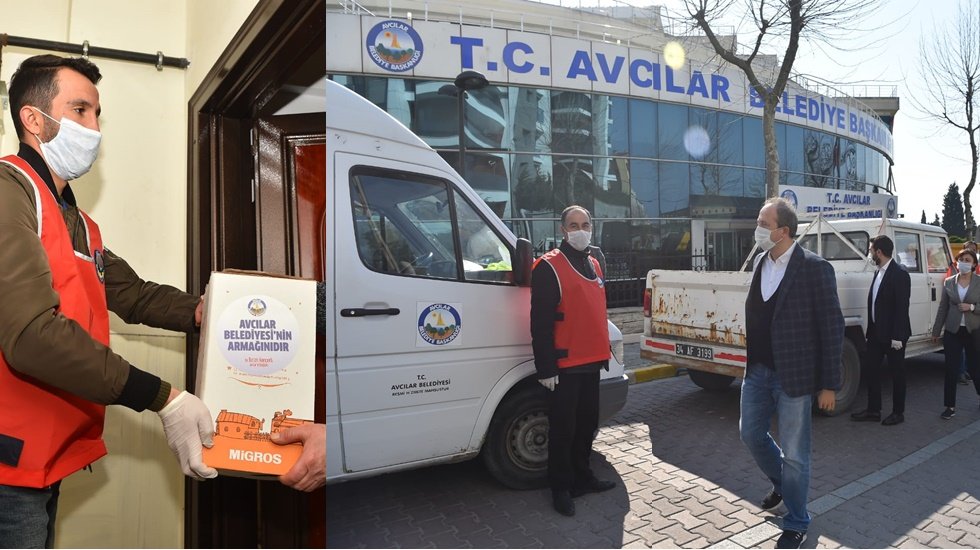Avcılar’da salgına karşı “Kardeş Aile” desteği