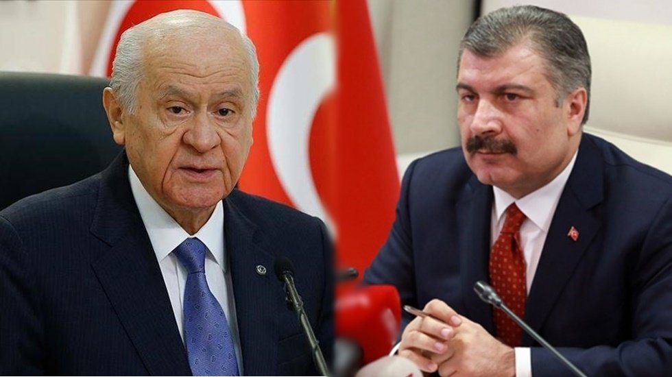 Bakan Koca'dan Devlet Bah&ccedil;eli'ye teşekk&uuml;r