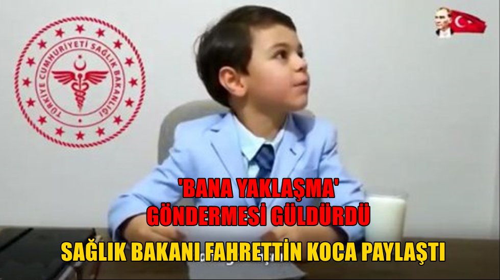 Bakan Koca paylaştı: 'Bana yaklaşma'