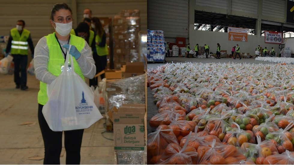 &nbsp;&ldquo;BizVarız&rdquo; g&ouml;n&uuml;ll&uuml;leri gıda paketi hazırladı