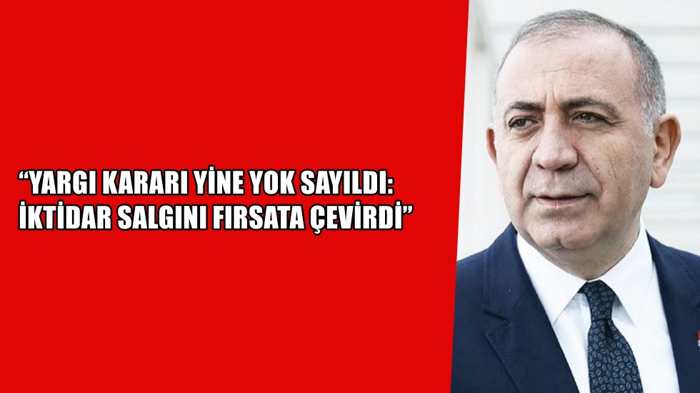 CHP&rsquo;li Tekin: &ldquo;iktidar, salgın g&uuml;nlerinde bile talana devam ederek tarihe ge&ccedil;ti&rdquo;