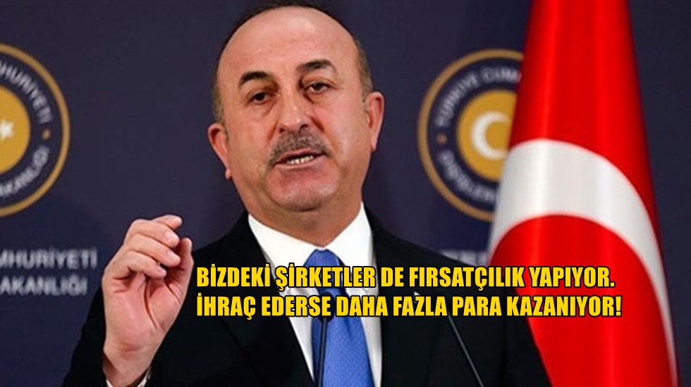 Dışişleri Bakanı &Ccedil;avuşoğlu: 'Şirketler fırsat&ccedil;ılık yapıyor'