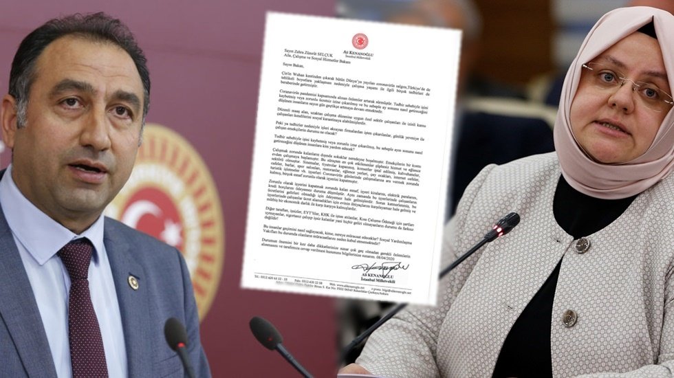 HDP'li Kenanoğlu'ndan Bakan'a mektup: G&uuml;nl&uuml;k &ccedil;alışan emek&ccedil;ilerin durumu ne olacak?