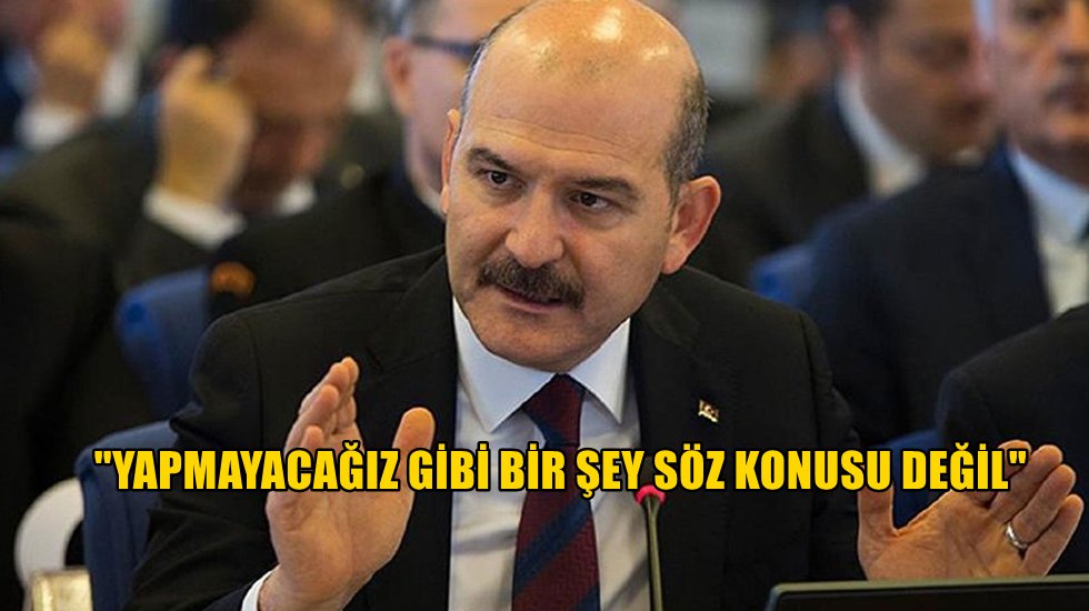 İ&ccedil;işleri Bakanı Soylu'dan 'sokağa &ccedil;ıkma yasağı' sinyali