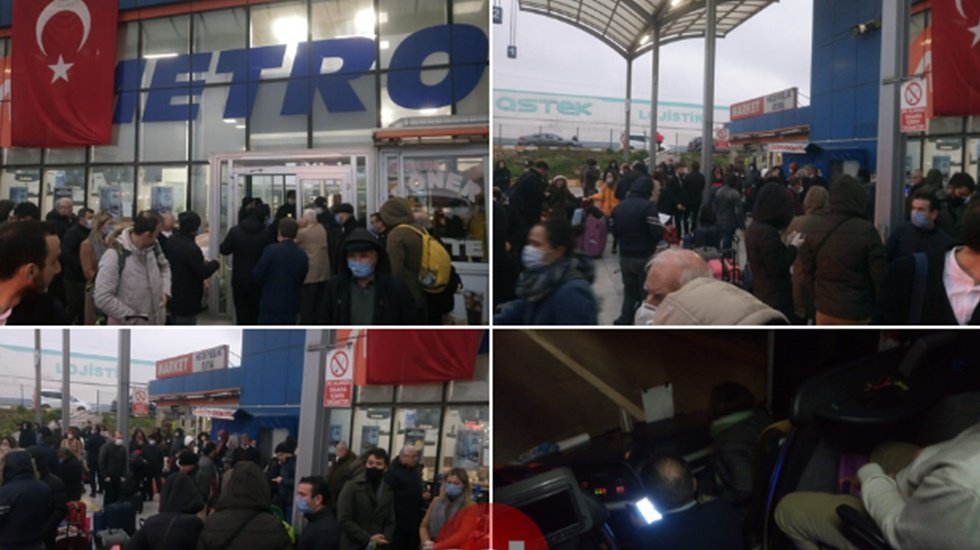 Karantinadan test yapmadan bıraktılar, otob&uuml;s firması iki misli fiyatla bilet sattı