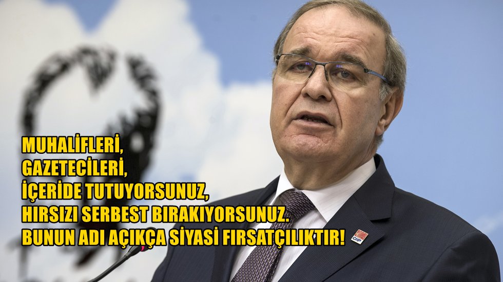 &Ouml;ztrak&rsquo;tan infaz paketine tepki: Bunun adı a&ccedil;ık&ccedil;a fırsat&ccedil;ılıktır