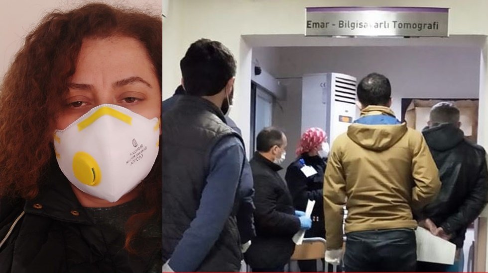 Pozitif hastayla Devlet Hastanesinde yan yana 17 saat&hellip;