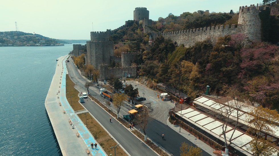 Sokağa çıkma yasağında İstanbul’da bazı kritik noktalar asfaltlandı