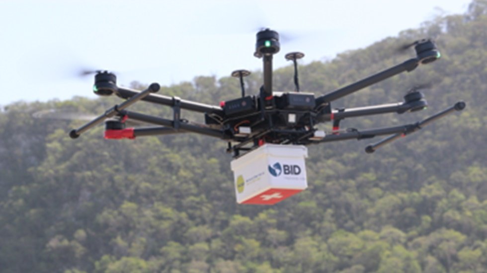 Tıbbi malzeme teslimatının hızlı ve temassız yolu: Dronlar