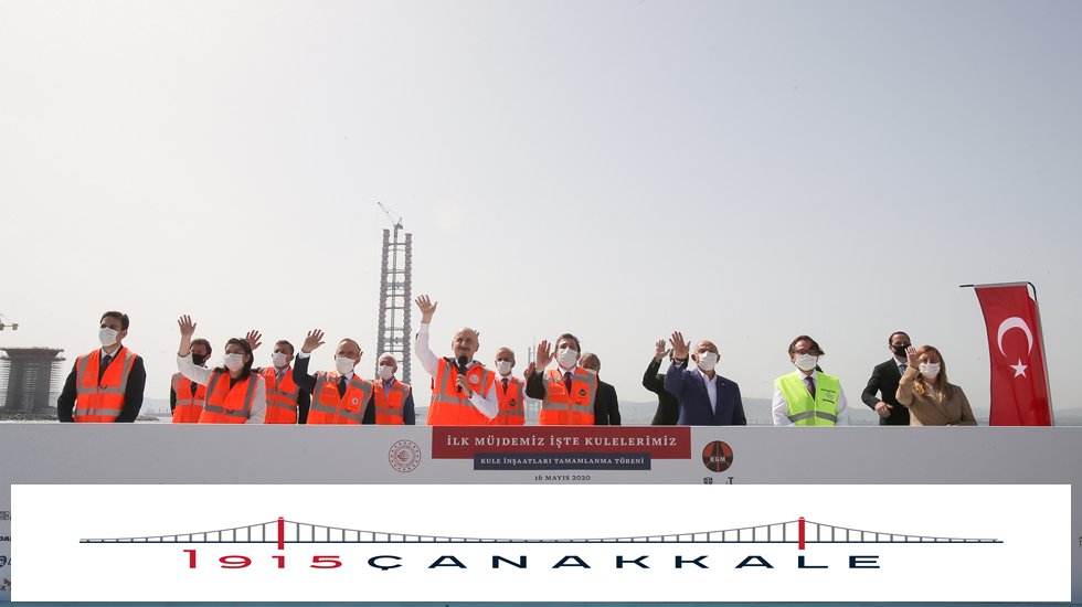 1915 &Ccedil;anakkale K&ouml;pr&uuml;s&uuml;&rsquo;n&uuml;n Ayakları Tamamlandı