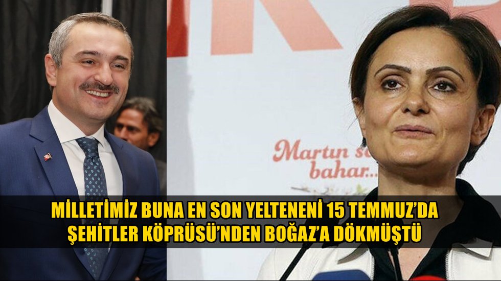 AKP İl Başkanı Şenocak'dan Kaftancıoğlu'na: &ldquo;Se&ccedil;imle olmazsa bir şekilde&rdquo;