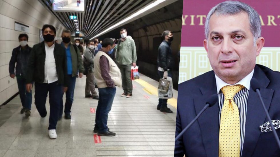 AKP&rsquo;li Metin K&uuml;l&uuml;nk, Marmaray&rsquo;ı İBB y&ouml;netiyor sandı, kapak Beyaz Masa'dan geldi