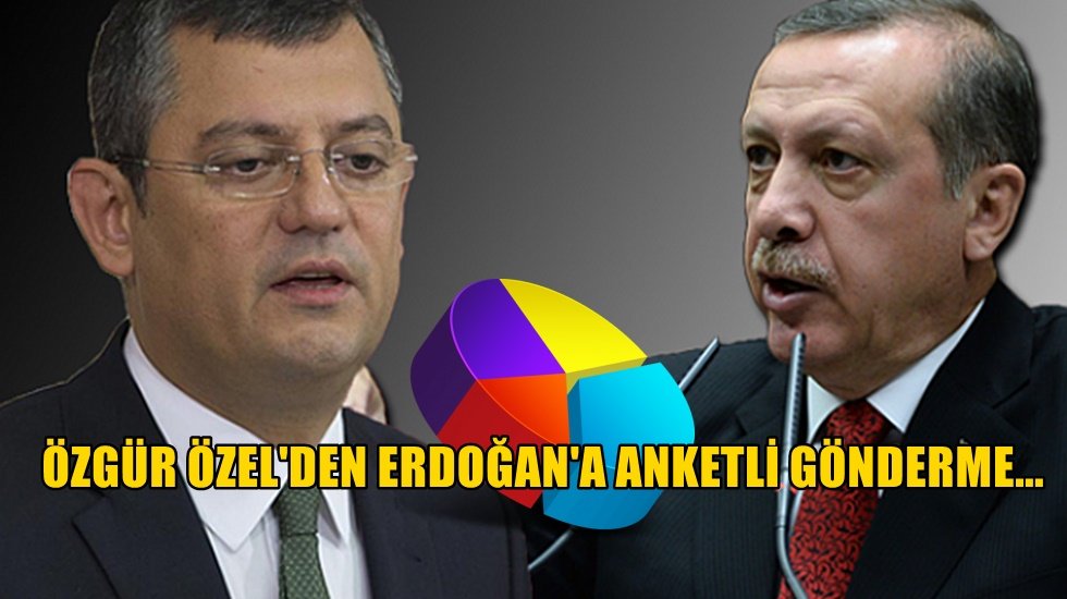 CHP&rsquo;li &Ouml;zel: &ldquo;Erdoğan anket sonu&ccedil;larını g&ouml;rd&uuml;kten sonra CHP'li belediyelere teşekk&uuml;r etti&rdquo;