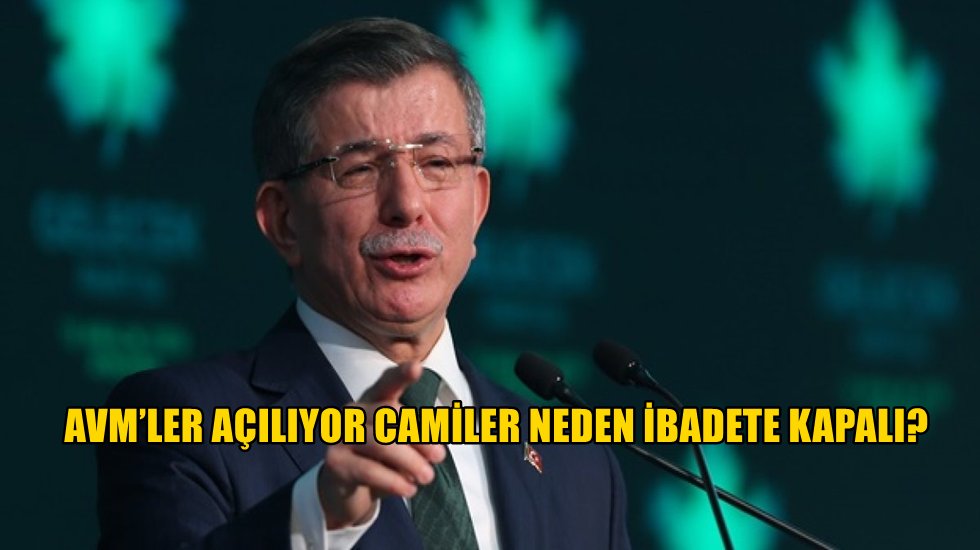 Davutoğlu&rsquo;dan AVM ve cami sorusu