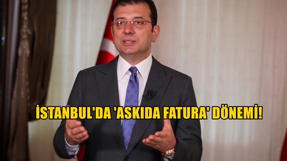 İmamoğlu: “Askıda fatura” uygulamasını tanıttı”