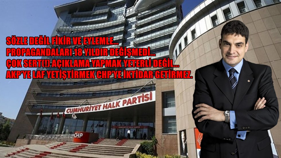 Oran: CHP y&ouml;netimi i&ccedil;in artık s&ouml;zle m&uuml;cadele değil fikir ve eylem ile m&uuml;cadele zamanıdır&nbsp;
