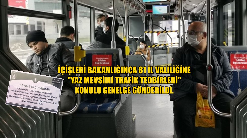 Toplu taşımada y&uuml;zde 50 doluluk ve maske kullanımına devam&hellip;