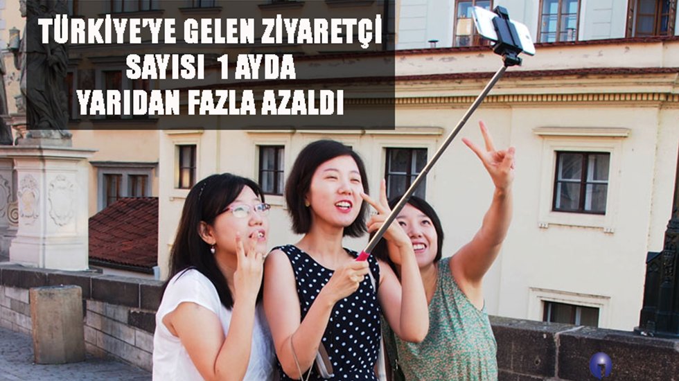 T&uuml;rkiye&rsquo;ye gelen ziyaret&ccedil;i sayısında ge&ccedil;en yıla g&ouml;re y&uuml;zde 64 d&uuml;ş&uuml;ş