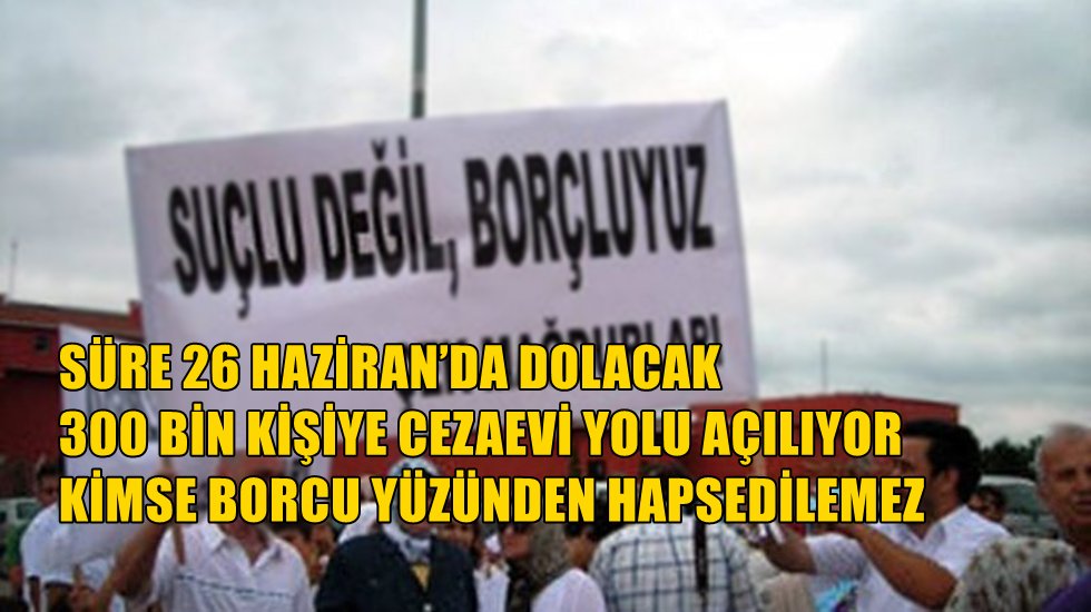 Bulut: Kimse borcu y&uuml;z&uuml;nden hapsedilemez