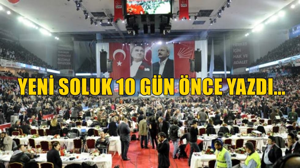 CHP'de kurultay tarihi tamam&hellip;
