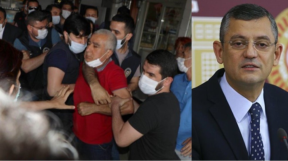 CHP'li &Ouml;zel&rsquo;den HDP'nin y&uuml;r&uuml;y&uuml;ş&uuml;ne yapılan polis m&uuml;dahalesine tepki
