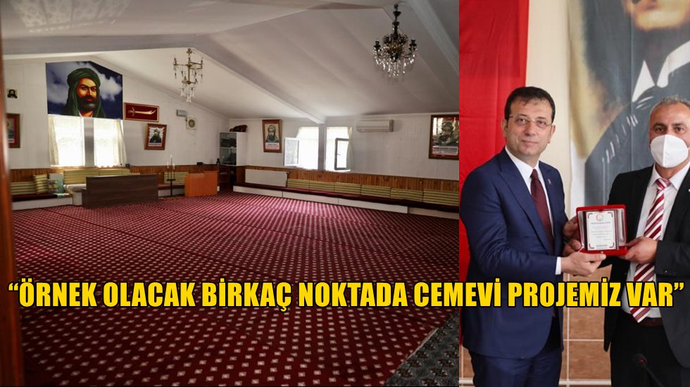 İmamoğlu’ndan “Cemevi” Müjdesi