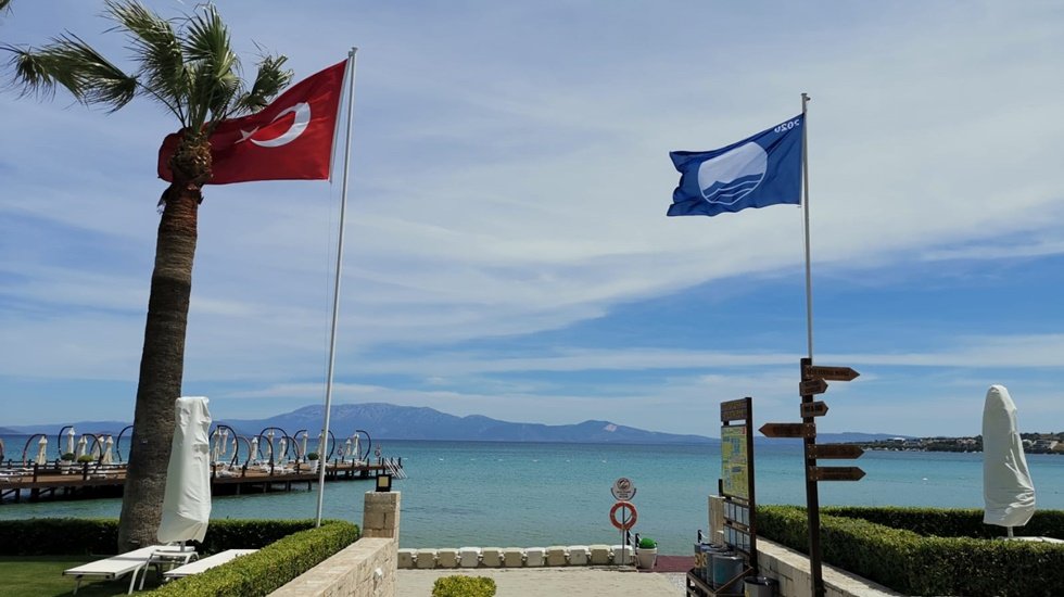 İzmir&rsquo;de mavi bayraklı plajların sayısı arttı