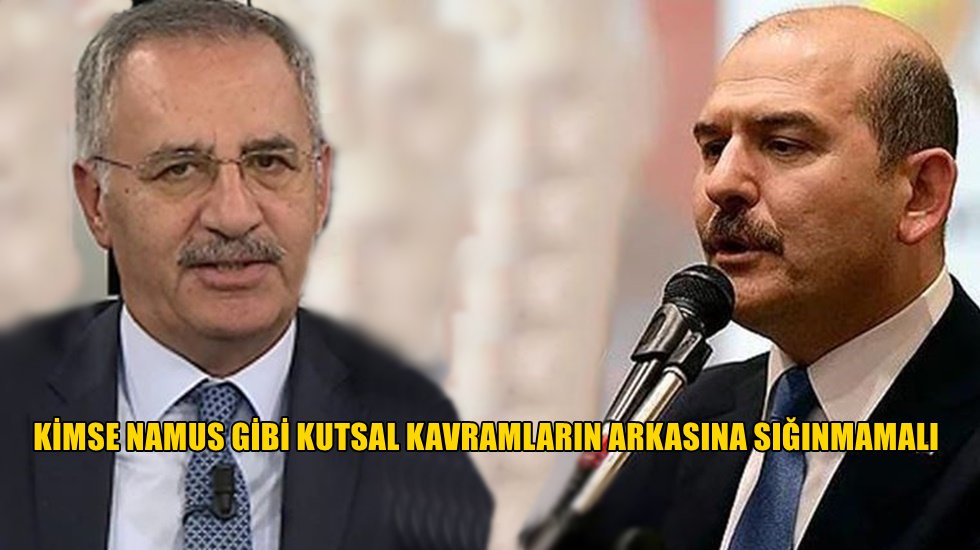 Saygı &Ouml;zt&uuml;rk'ten kendisine 'namus d&uuml;şmanı' diyen Soylu'ya yanıt