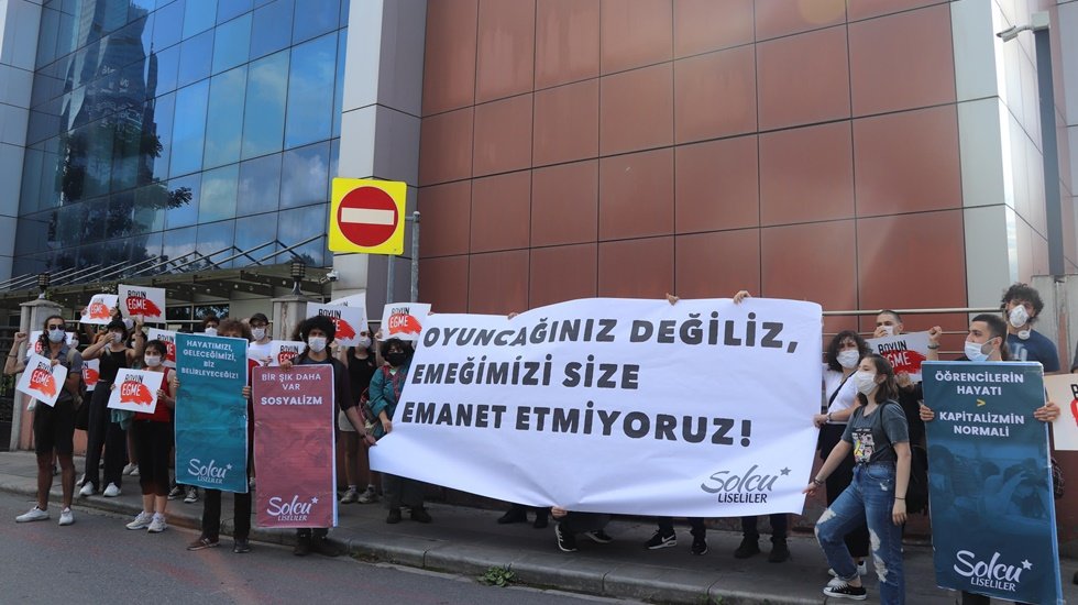 Solcu Liseliler: "Bu &uuml;lkede s&ouml;z hakkına sahibiz"
