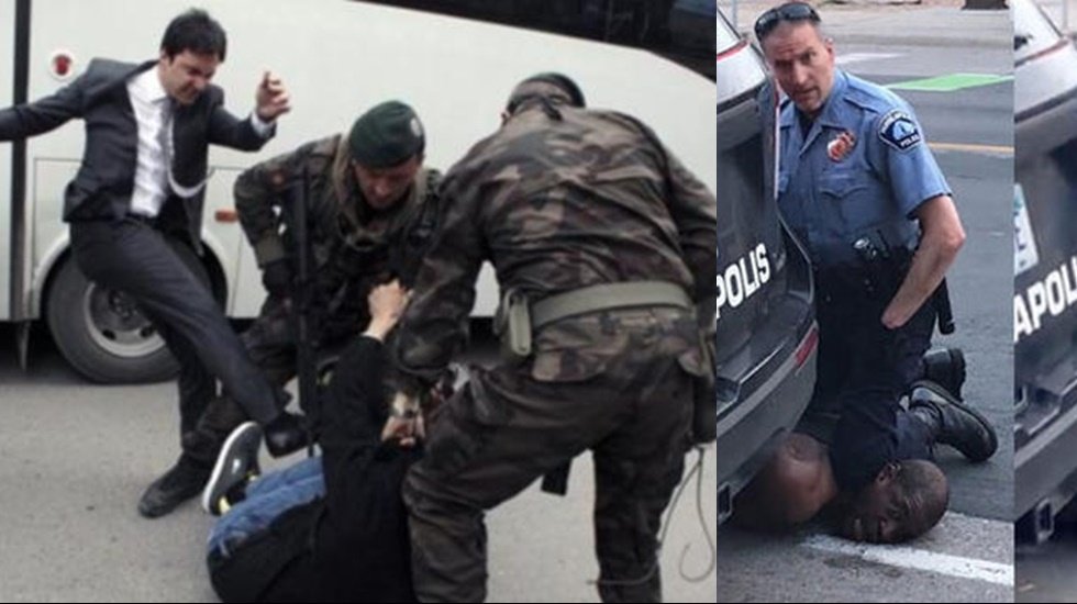 Soma&rsquo;da tekmecisi bakın Geroge Floyd i&ccedil;in ne dedi...