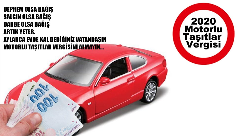 Tekin: "Bu yıl motorlu taşıtlar vergisi alınmasın!"