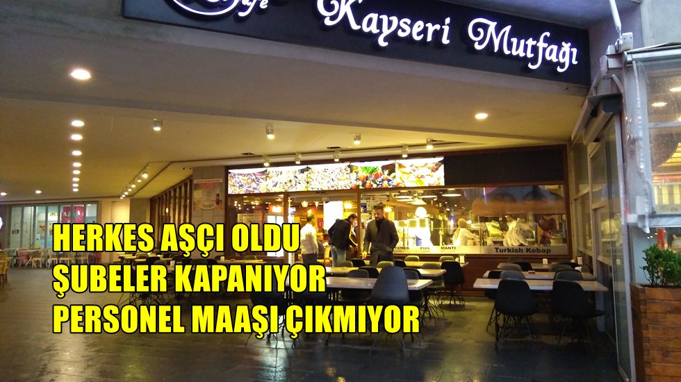 &Uuml;nl&uuml; restoranlar zinciri sahibinden sert &ccedil;ıkış!