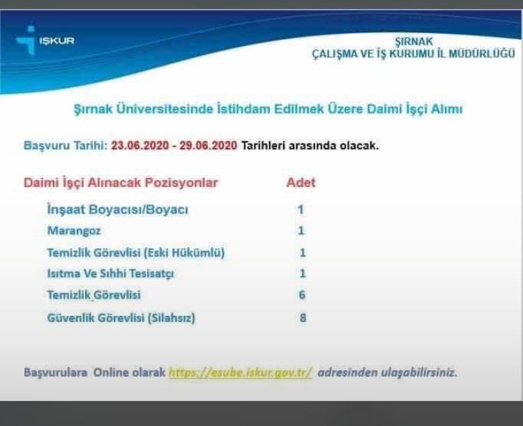 https://yenisoluk.com/uploads/2020/07/Şırnak &Uuml;niversitesi personel alımı 