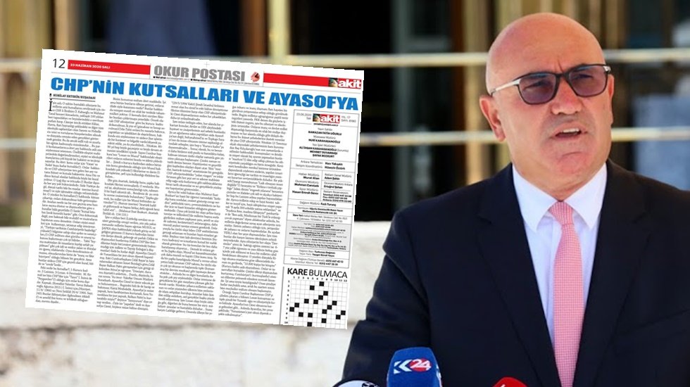 Akit &ldquo;Okur Yazısı&rdquo; adı altında Cumhuriyet&rsquo;e kin kustu!