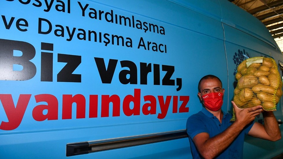 B&uuml;y&uuml;kşehir 100 ton patates alarak &uuml;reticiyi desteklemeyi s&uuml;rd&uuml;r&uuml;yor