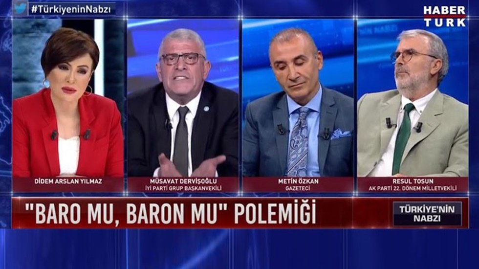 Canlı yayında ortalık karıştı