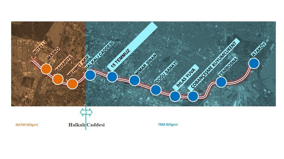 İkitelli-Ataköy Metro Hattı’nda tünel kazısı tamamlanıyor