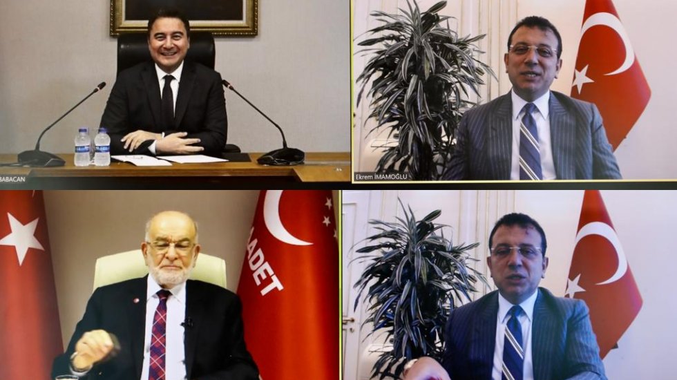 İmamoğlu'ndan Babacan ve Karamollaoğlu'na 'Kanal İstanbul' sunumu