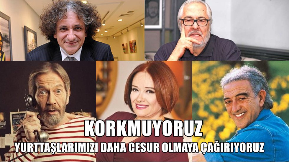 Sanat&ccedil;ılardan ortak bildiri