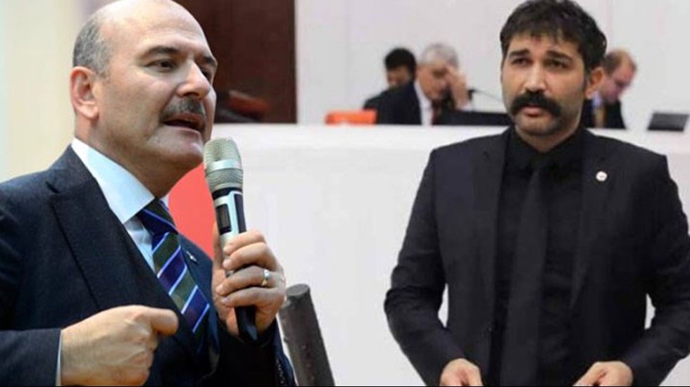 S&uuml;leyman Soylu ile TİP Milletvekili Barış Atay arasında sert tartışma