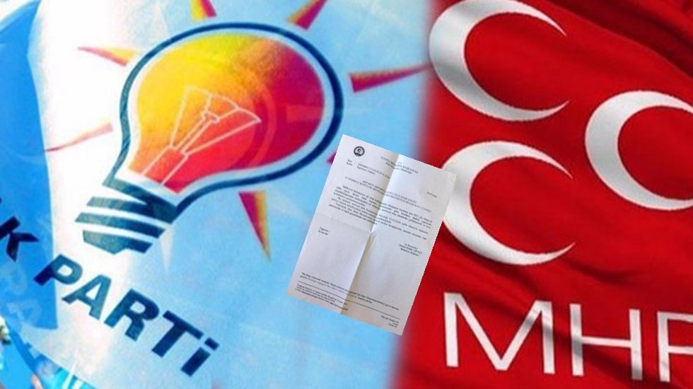 Belgesi ortaya &ccedil;ıktı&hellip; MHP'li belediyeden AKP'ye b&uuml;y&uuml;k şok!