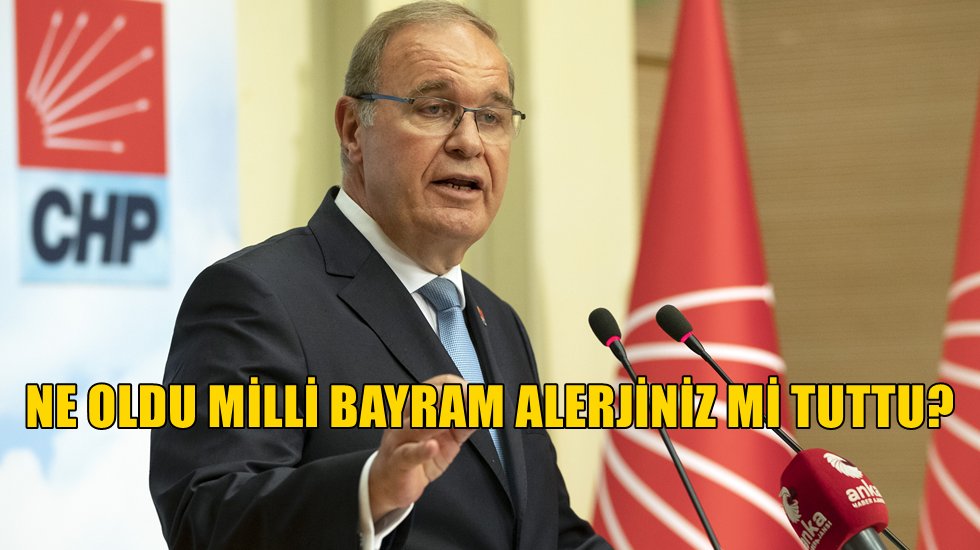 CHP'li s&ouml;zc&uuml;s&uuml; Faik &Ouml;ztrak'tan h&uuml;k&uuml;mete