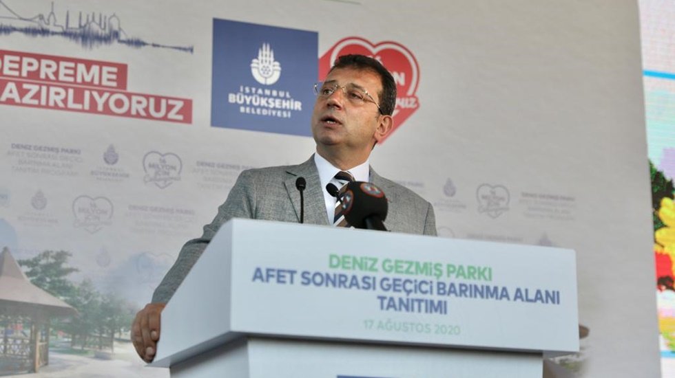 İmamoğlu: “Deprem için kul, köle oluruz ama kanal İstanbul için karşınızda dimdik dururuz”
