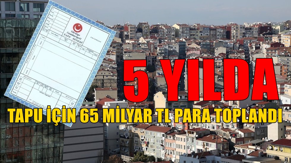 Vatandaş y&uuml;ksek tapu harcından şikayet&ccedil;i!