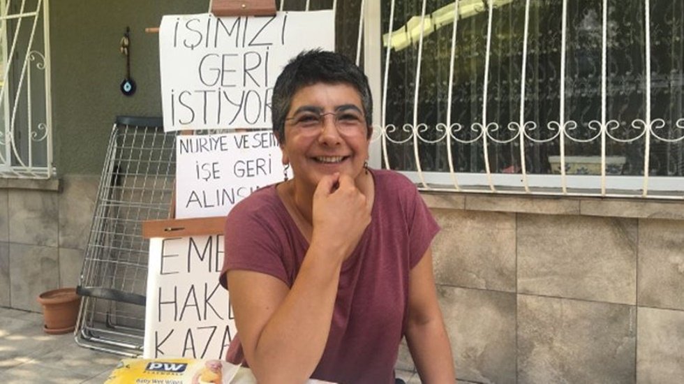 Y&uuml;ksel &lsquo;deki &ldquo;İşimizi geri istiyoruz&rdquo; eylemcileri tutuklandı