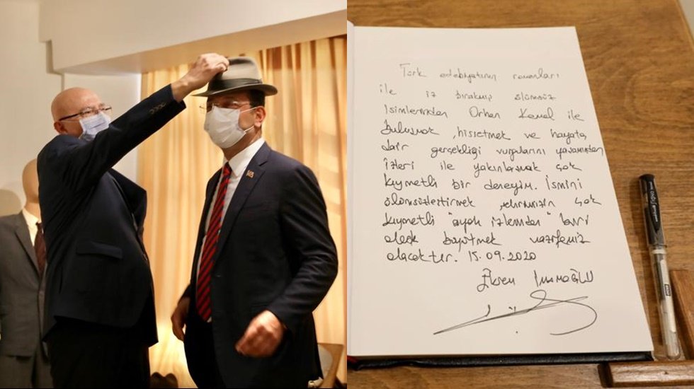 49. Orhan Kemal Roman &ouml;d&uuml;l&uuml;n&uuml; İmamoğlu verdi