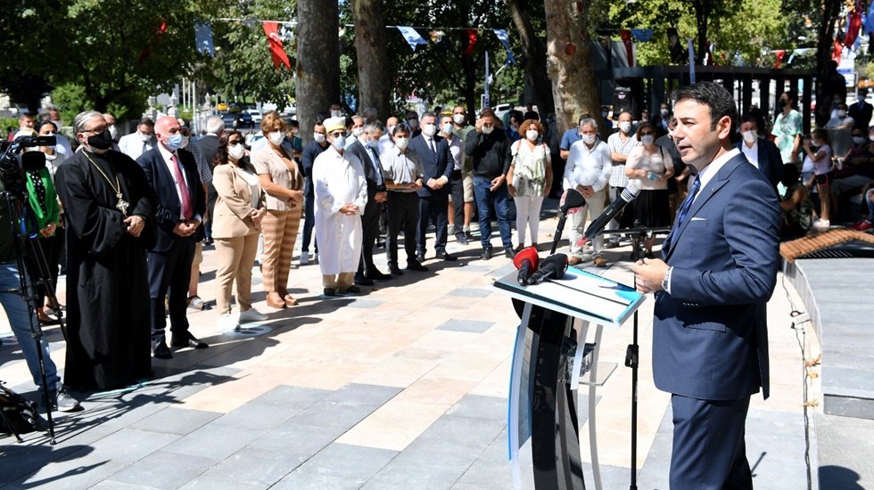 Beşiktaş’ta yenilenen ‘Dünya Barış Parkı’ törenle açıldı!